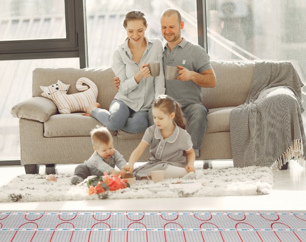 Нагревательный мат Devi 83030574, 0,5*8 DEVIcomfort 150Т 549 Вт, площадь 4 м.кв.