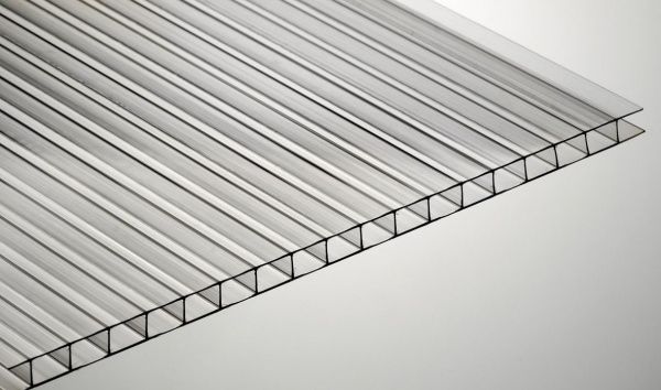 Полікарбонатний лист SOTON сотовий полікарбонат 6 мм 3000х1050 мм прозорий