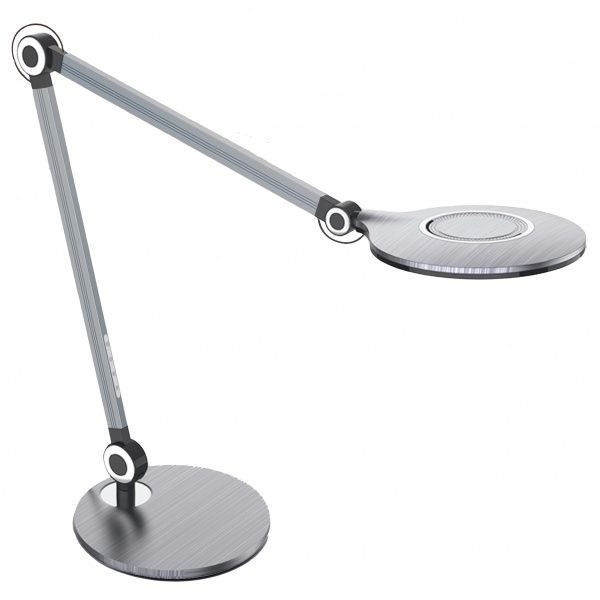 Настольная лампа офисная LedPulsar ALT-1293S-P подставка 10 Вт серебристо-серый 