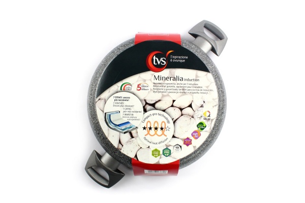 Сотейник Mineralia Induction 24 см c двумя ручками TVS