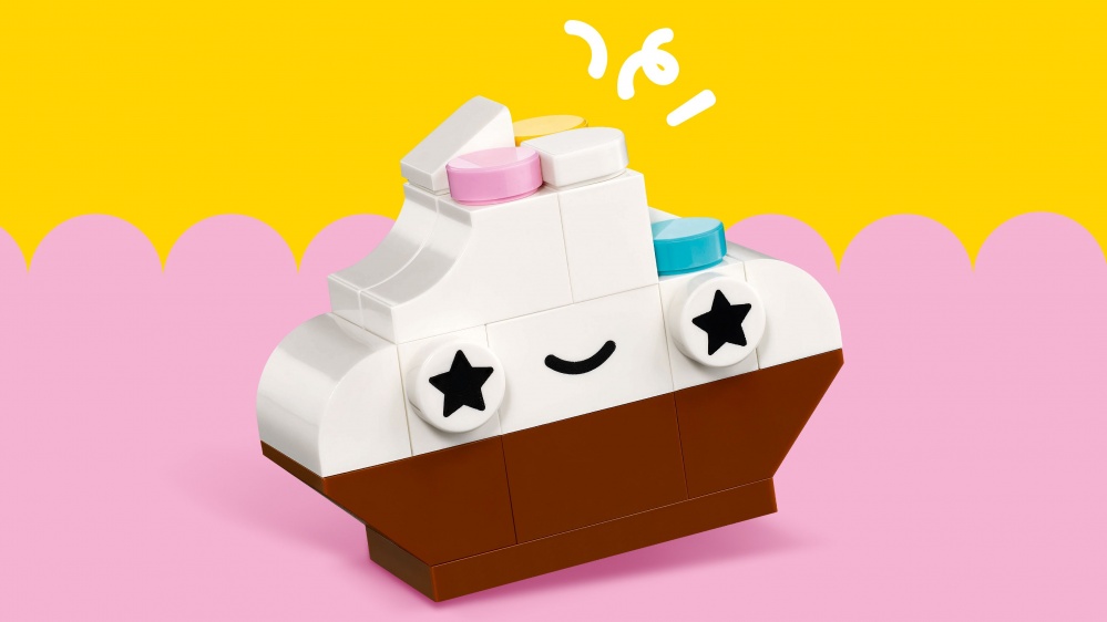 Конструктор LEGO Classic Творческие друзья с едой 11039