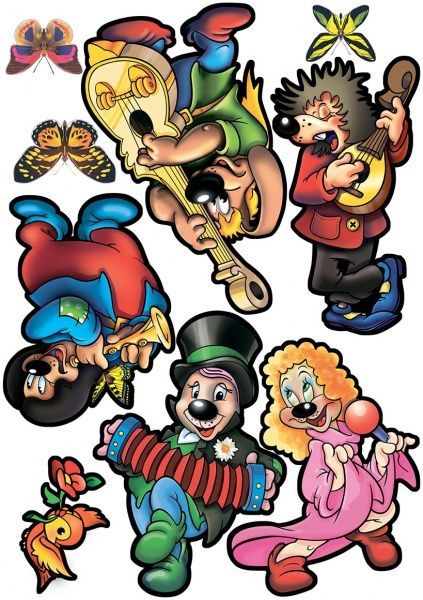 Декоративна наліпка Оркестр