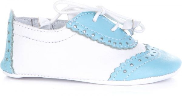 Пинетки детские MIRACLE р. 17,5 0-0-17-1 белый с голубым 