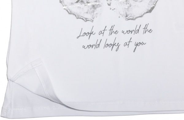 Детская футболка Фламинго р.122 белый 732-416 