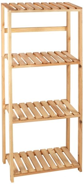 Стелаж дерев'яний PROзапас 1500x600x300 мм сосна 