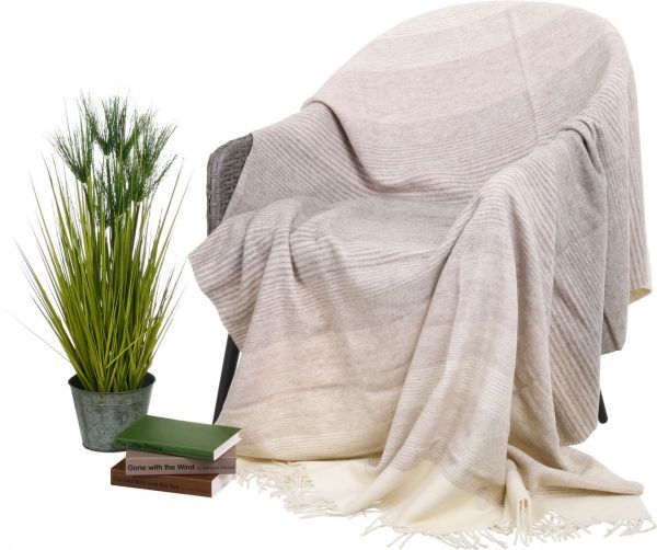 Плед Фрея 140x200 см сірий Lanavitta 