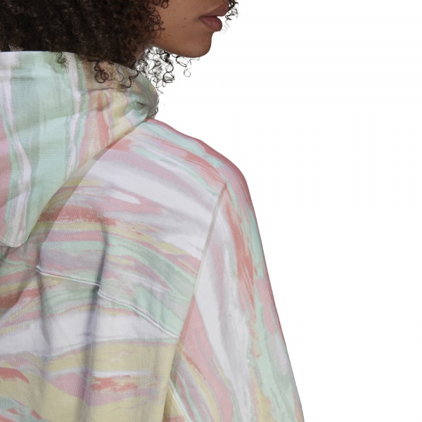 Джемпер Adidas CROPPED HOODIE GN4292 р. 38 разноцветный