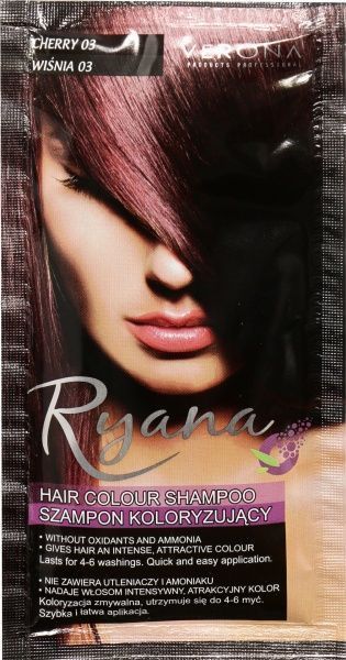 Шампунь-краска Verona Ryana №03 вишня 30 мл