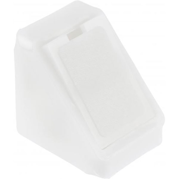 Кутник монтажний одинарний білий 10 шт DC