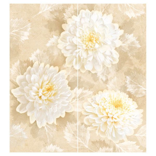 Плитка InterCerama ELEGANCE декор-панно бежевий П 81 021 46x50 2 шт.