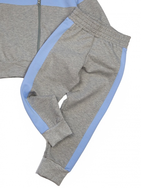 Спортивний костюм Luna Kids р.146–152 сірий із синім 