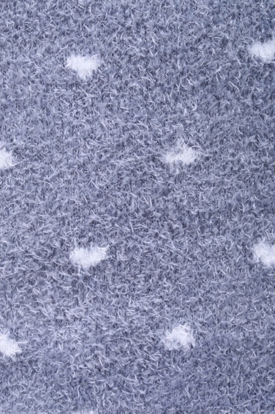 Носки женские Luna пушистые Сердца р. 23-25 серый 