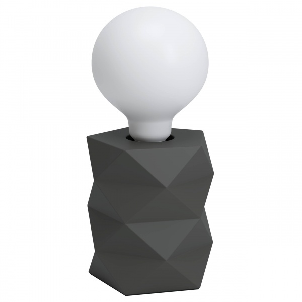 Настольная лампа декоративная Eglo 1x60 Вт E27 антрацит 98859 