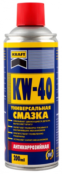 Мастило багатофункціональне Kraft KW-40 200 мл KF001