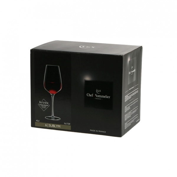 Набор бокалов для вина Sublym 450 мл 6 шт. Chef&Sommelier 