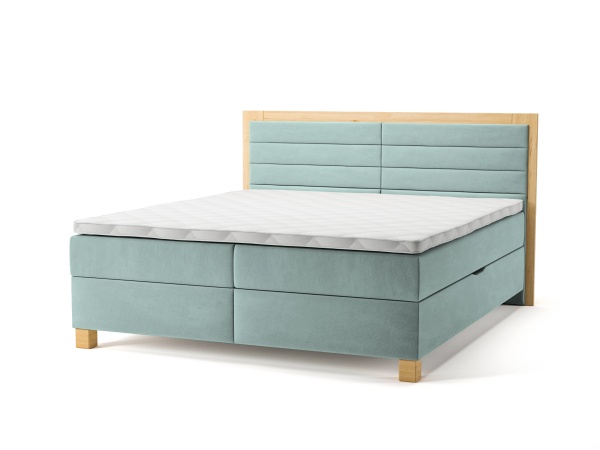 Кровать Мебель Прогресс Монтана 180x200 см мятный 