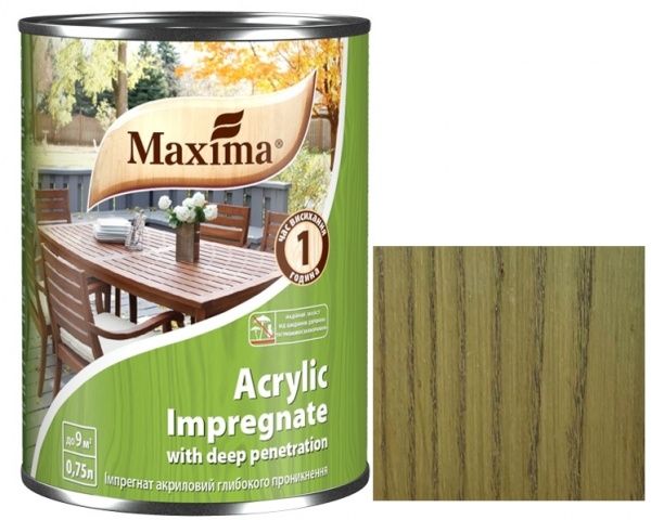 Імпрегнат Maxima акриловий глибокого проникнення карпатська ялина мат 0,75 л