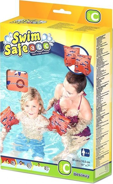 Нарукавники Bestway 32182 для плаванья надувные 38х16,5 см цвет в ассортименте