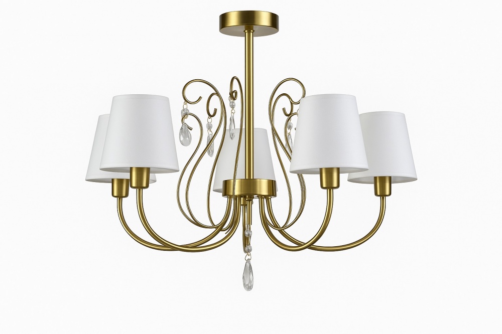 Люстра потолочная Sensio Aurelia 5xE14 золотисто-желтый PR-PL321158-5