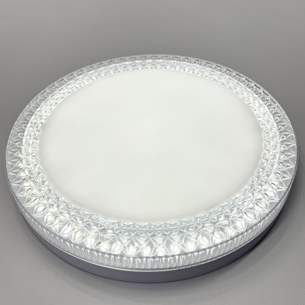 Світильник світлодіодний Sensio 48 Вт білий/прозорий 5000 К MIYA 48W R