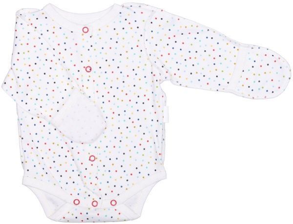 Боди детское Маленькие люди 1004-125 р.50 белый с рисунком 