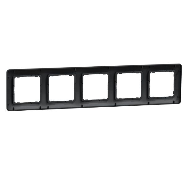 Рамка п'ятимісна Schneider Electric Sedna Design універсальна чорний SDD314805