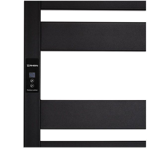 Полотенцесушитель электрический Rhein Grut S8 500х1000 E L PE/MAT RAL9005 376W