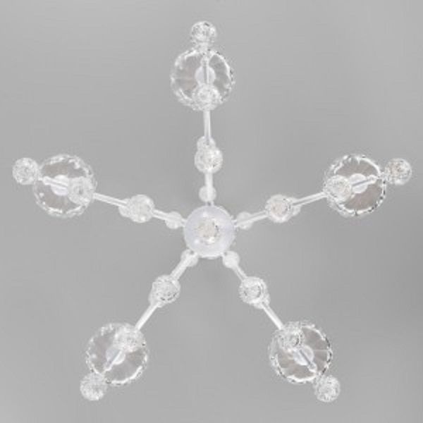 Люстра підвісна Strotskis Brezza 5x60 Вт E14 білий 10107/5 