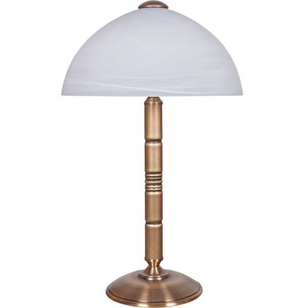 Настільна лампа Фабрика Світла Опера 2x60 Вт E14 латунь ННБ 020-2х60-324 