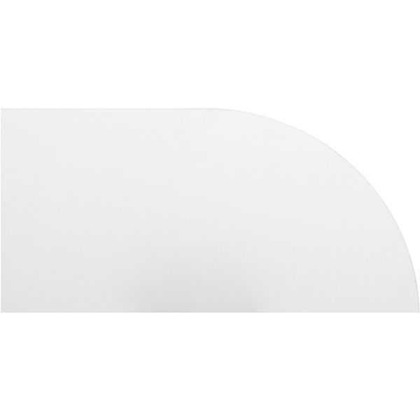 Полиця ДСП кутова радіусна 600x300 мм білий 