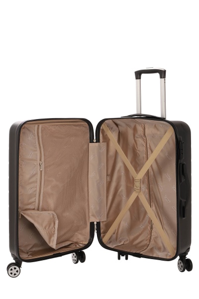 Чемодан 70 л черный MCS V344 на 4 колесах M 24