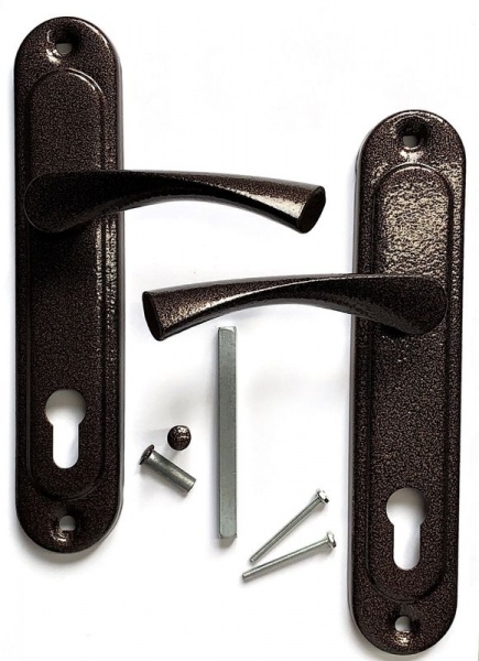 Ручка на планці Aspect РП-85.23 без замка 85 мм мідний