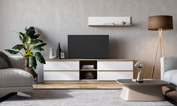 Тумба під ТВ Грейд Естер 4ш 2000х540х442 мм дуб сонома 