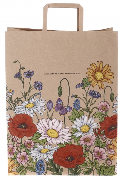 Пакет паперовий з ручками бурий KGB 324215 32х15х42 см в асортименті Art studio of happiness