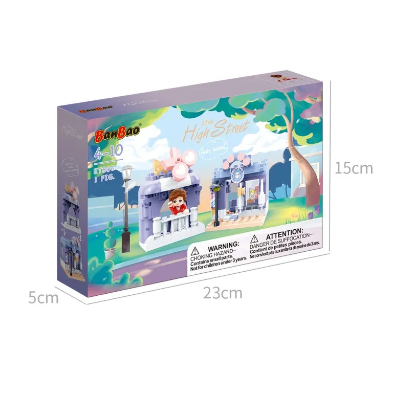 Конструктор BanBao Перукарня Mini High-Street Series ET806