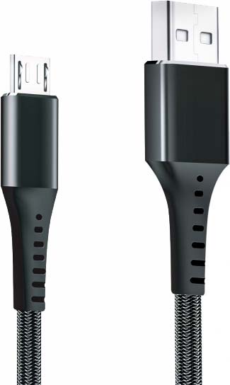 Кабель Grand-X USB – microUSB 1,2 м чорний (FM-12B) 