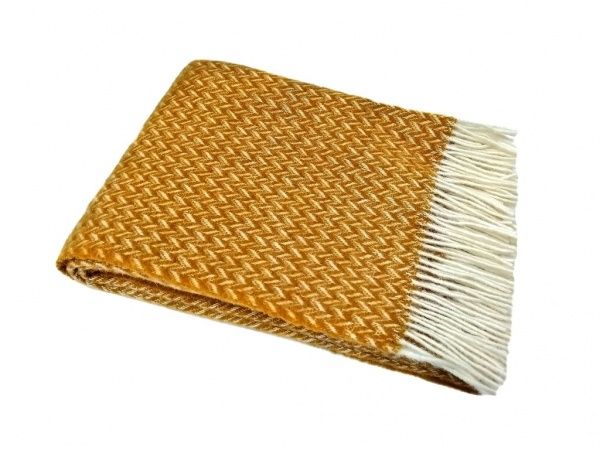 Плед Oslo Anna/1 140x200 см гірчичний La Nuit