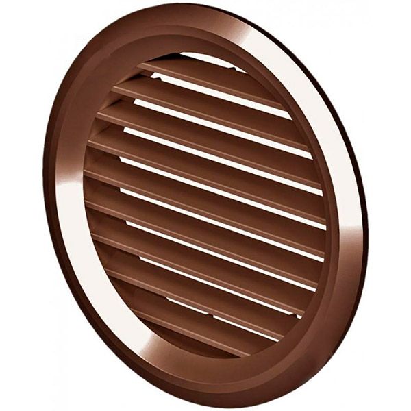 Решітка Вентс МВ 125бВ пластик коричневий 