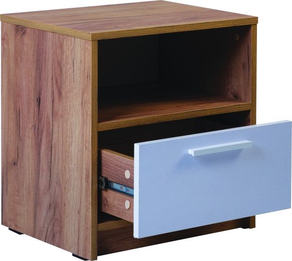 Тумба прикроватная Nowy Styl COTTA 1Ш-450х489х354 дуб золотой