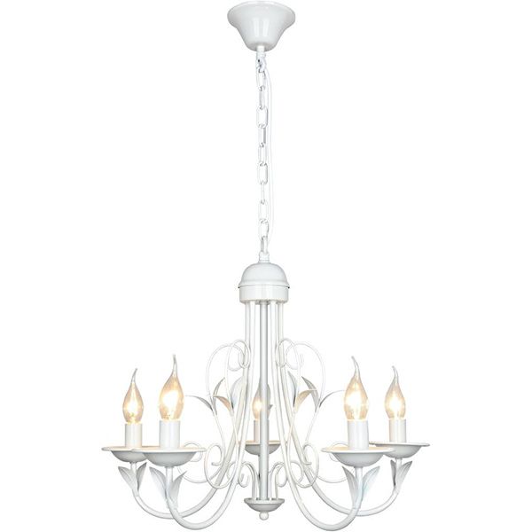 Люстра Victoria Lighting 8x40 Вт E14 белый Dolores