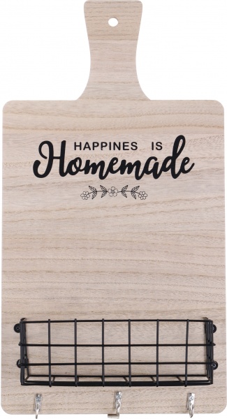 Полиця декоративна Homemade бежевий із чорним 13х18 см 