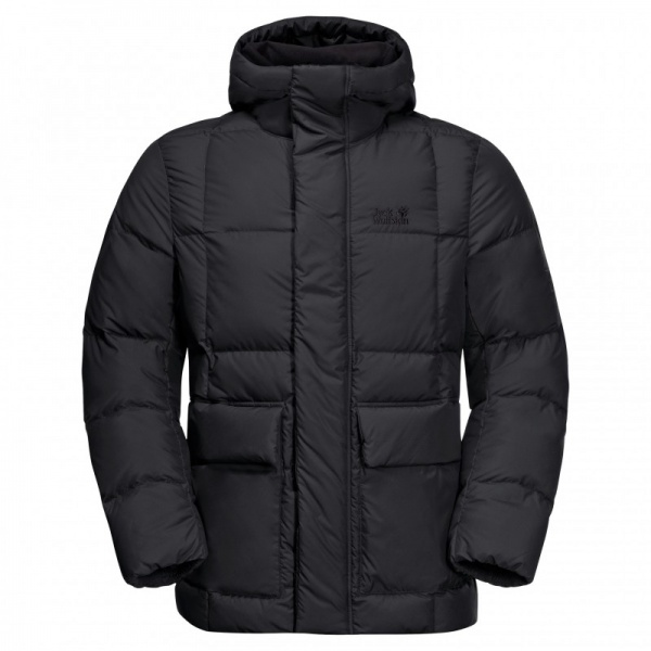 Пуховик Jack Wolfskin Frozen Lake Jacket M 1206321-6000 р.M чорний