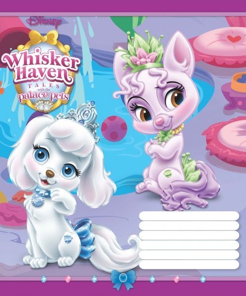 Тетрадь школьная Palace Pets 12 листов косая Мицар+