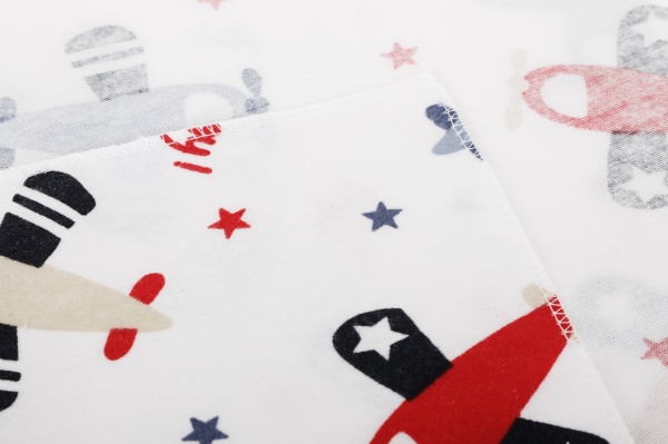 Пеленка Luna Kids UP! 90x90 см белый с принтом 