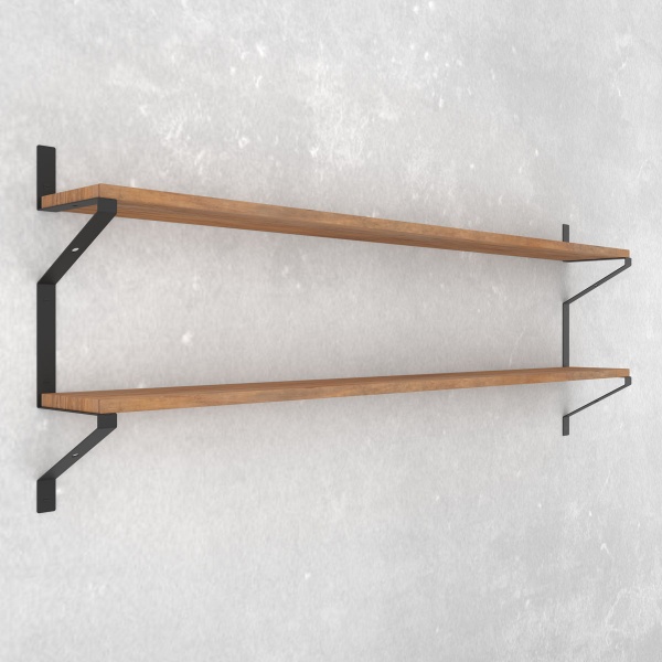 Кронштейн для полиць Valore Трикутник подвійний Loft SB-DT-21