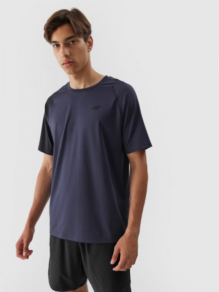Футболка 4F TSHIRT FNK M452 4FAW23TFTSM452-32S р.2XL синій