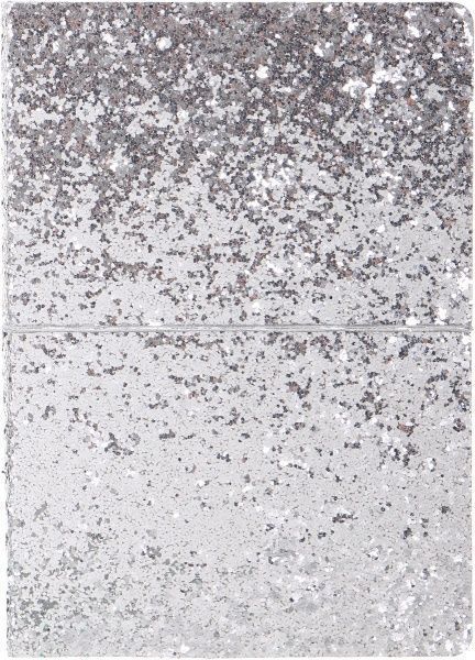 Блокнот Гламур А5 96 арк. срібний