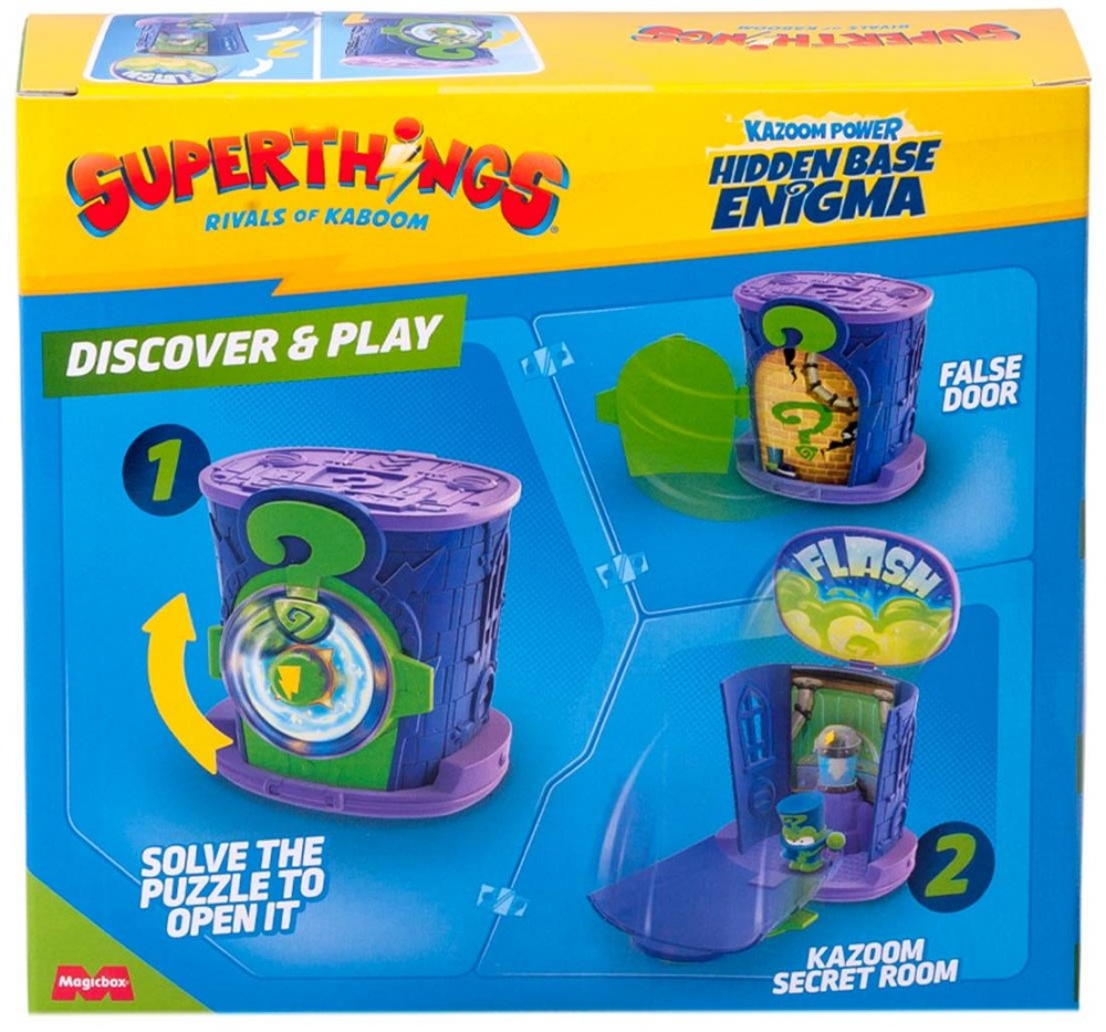 Игровой набор SuperThings SuperThings Kazoom Power Скрытая база Энигма PSTSP112IN230