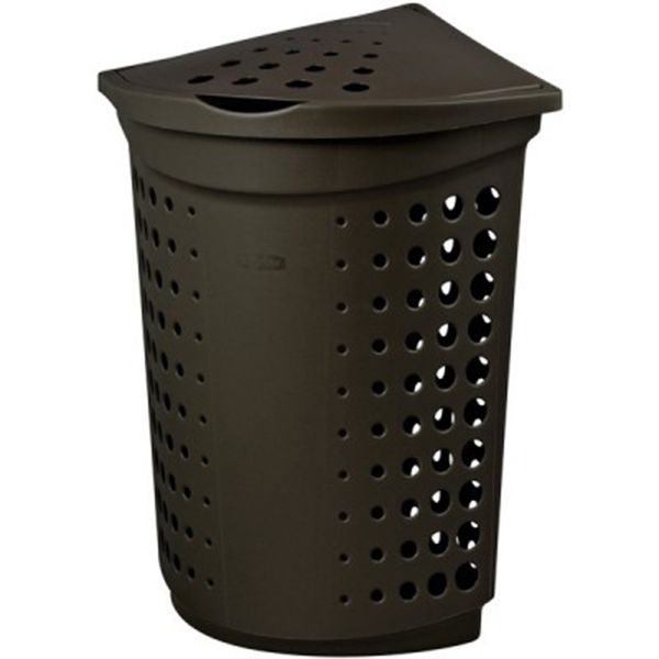 Корзина для белья угловая Curver Victor 40 л темно-коричневая