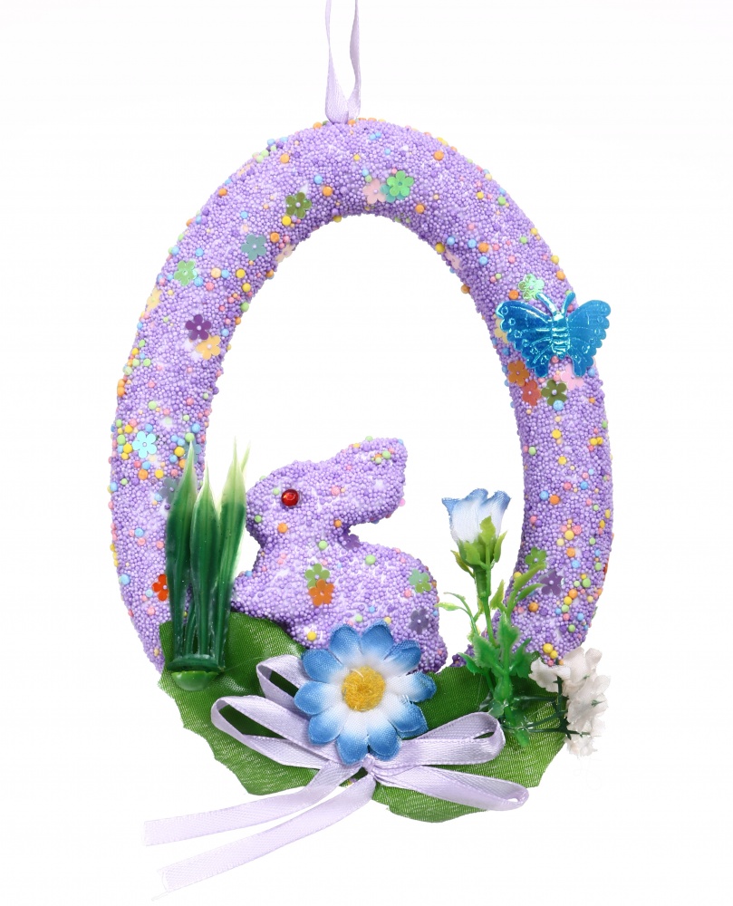 Украшение пасхальное Зайка 16см 37108-6